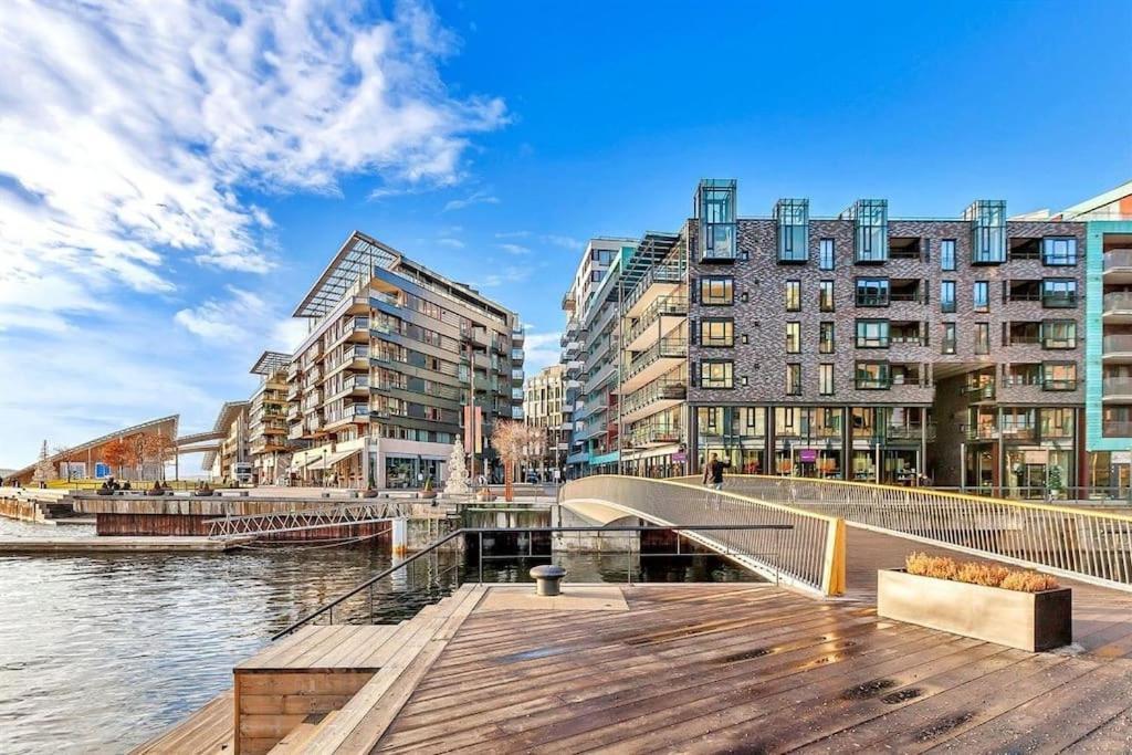 Tjuvholmen / Aker Brygge - Most Expensive Area In Oslo! 아파트 외부 사진